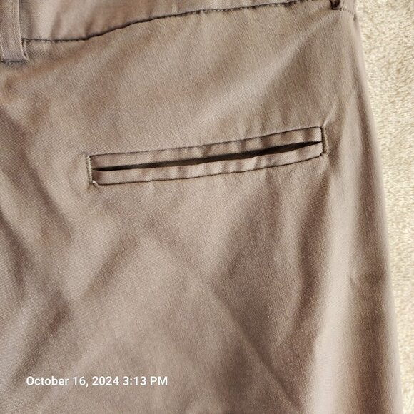 Express World Brand Stretch Dress Pants Womens Size 3/4 Reg Hook & Loop Pockets - Picture 9 of 10